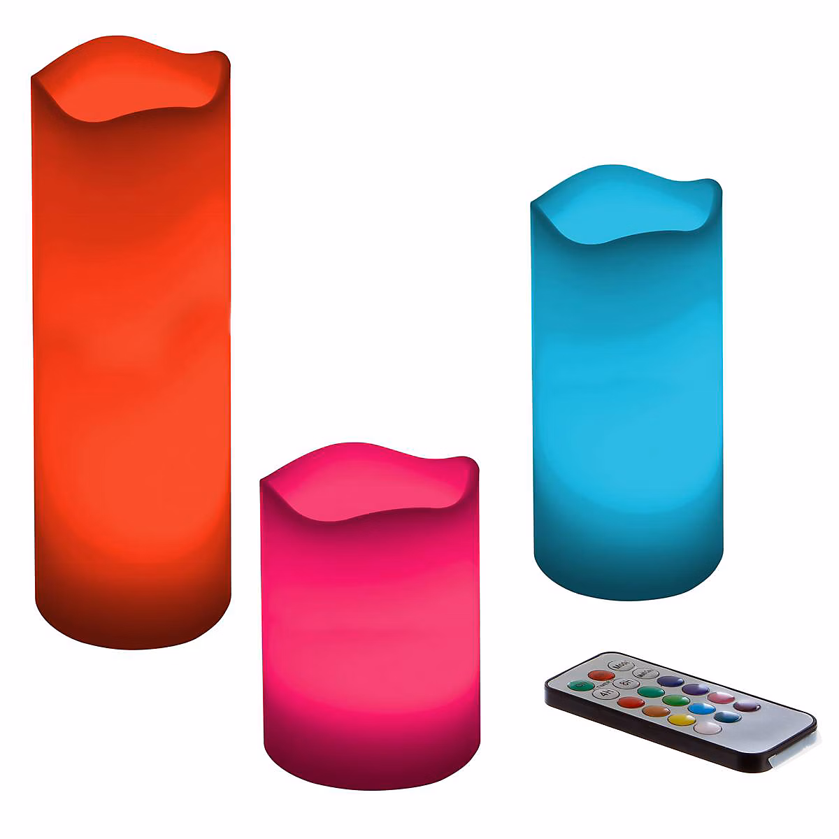 Coffret 3 bougies LED avec télécommande – Atmosphera Créateur d'intérieur