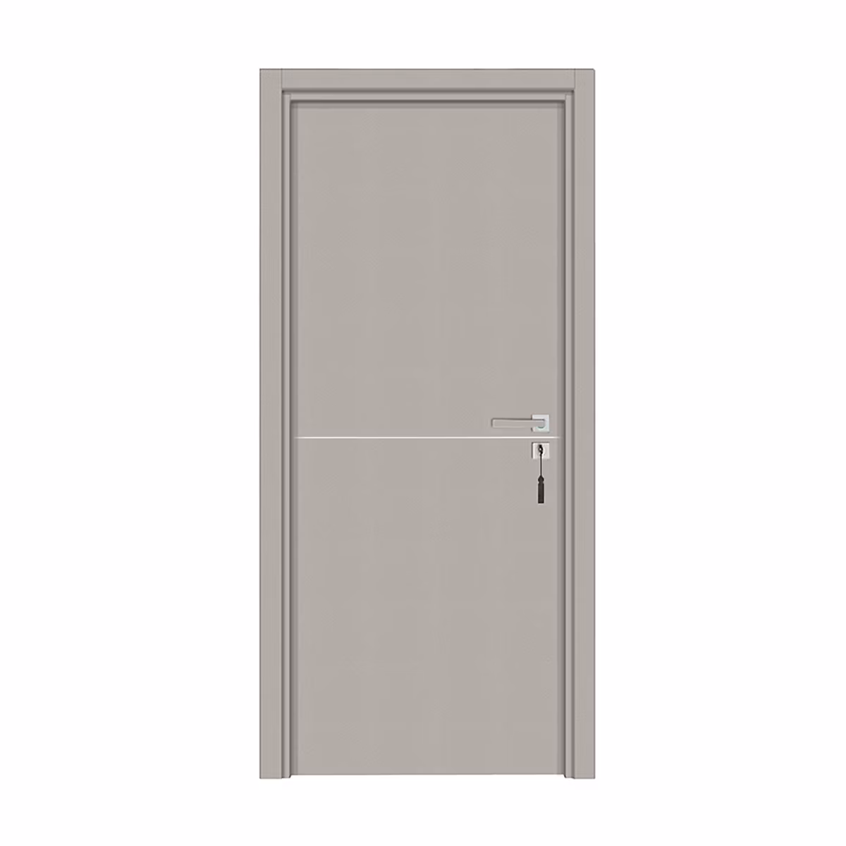 Bloc | porte pose fin de chantier PREMIUM Riva – H.204 x l.83 cm – aspect cuir argile – réversible – Reivilo