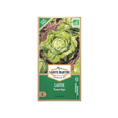 Graines de laitue pommée appia bio Ferme de Sainte Marthe - graines à semer