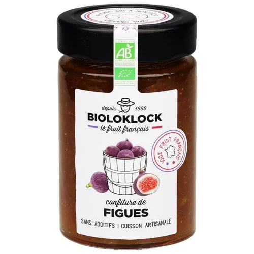 Confiture de figues bio en pot de verre Bioloklock - 230 g