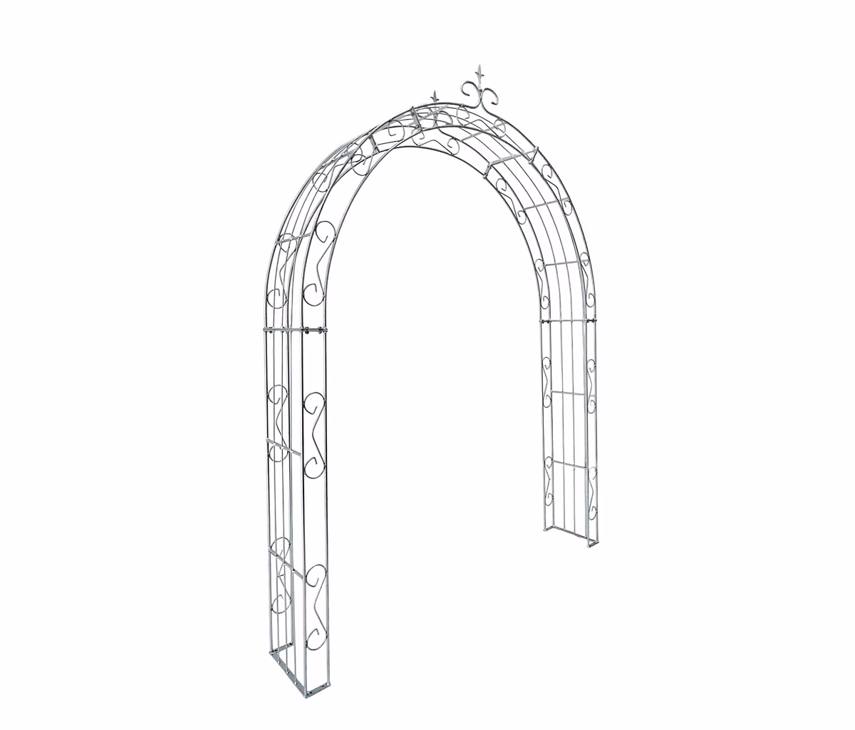 Arche de jardin LEA with pointu arrond – 180 cm Galvanisé
