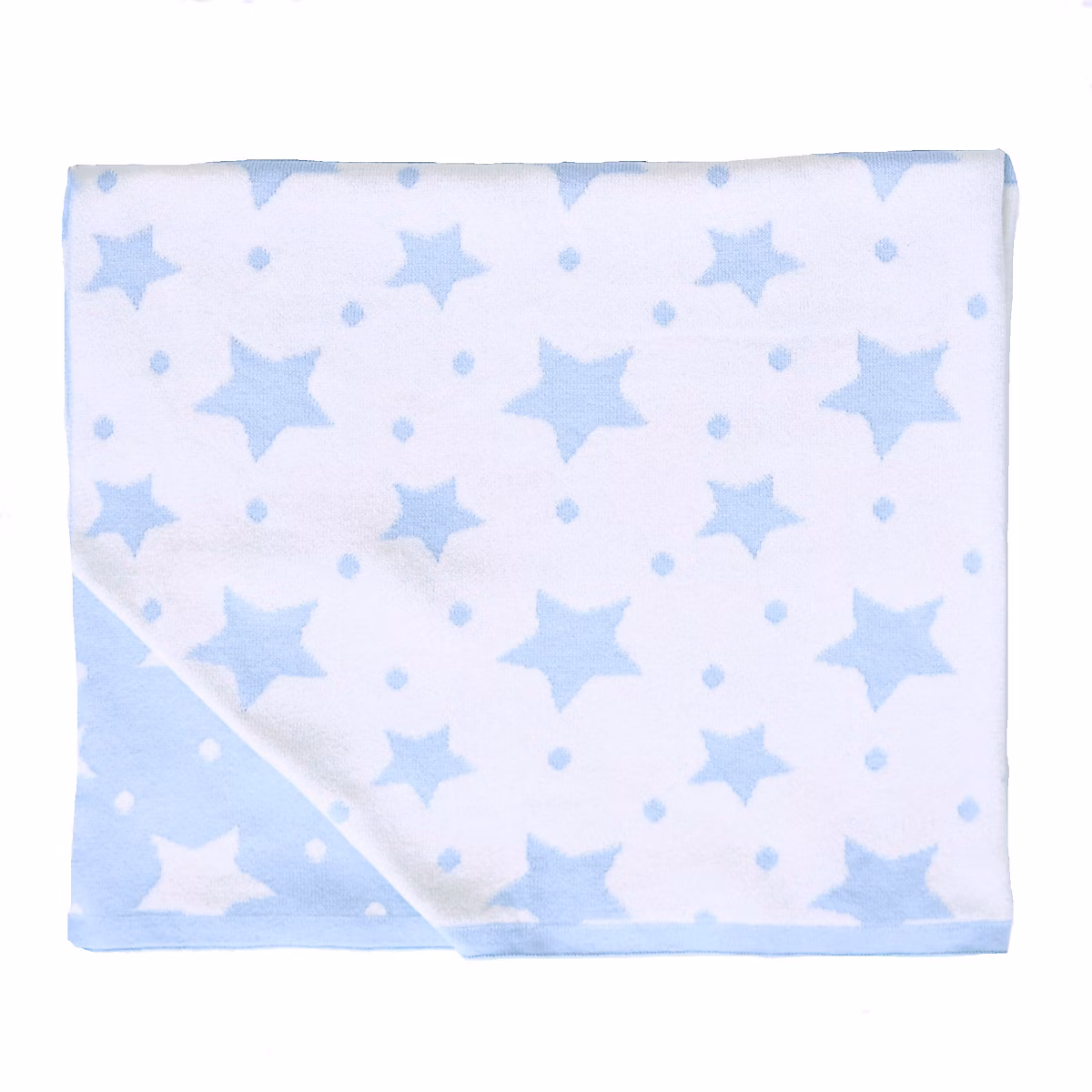 Linge de lit – Couverture réversible en coton bio Gots ÉTOILES