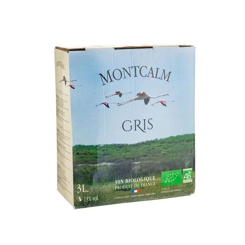 Vin rosé bio Gris de Camargue IGP Golf du Lion - Cubi 3 L