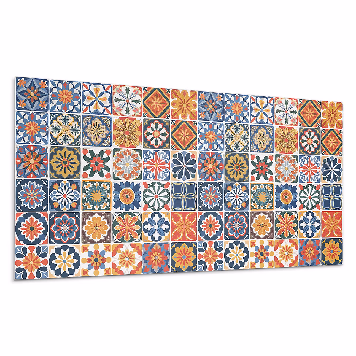Carreaux De Vinyle Auto – Adhésifs Wallfluent 40 × 20 cm Motif De Lignes Abstraites 10 pièces