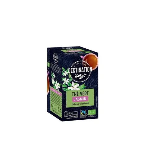 Thé vert jasmin en boîte Destination Sri Lanka - 35 g
