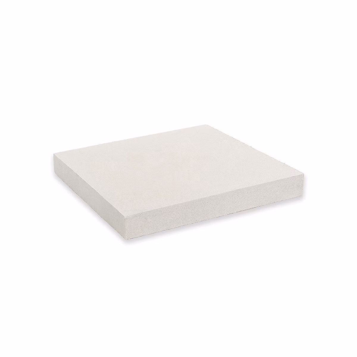 Chapeau de pilier plat blanc 50 × 50 cm SAS