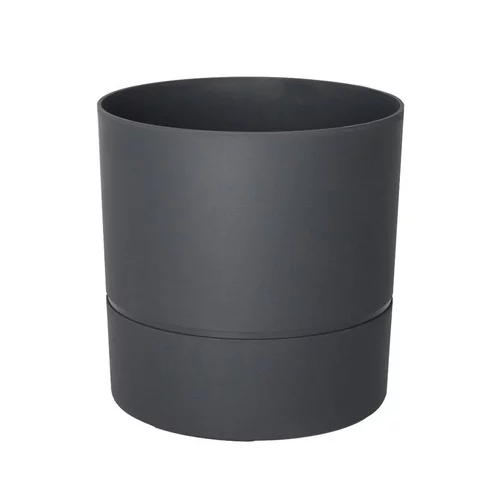 Pot gris anthracite Eda Aquaduo - Ø 24,3 x H 24,3 cm