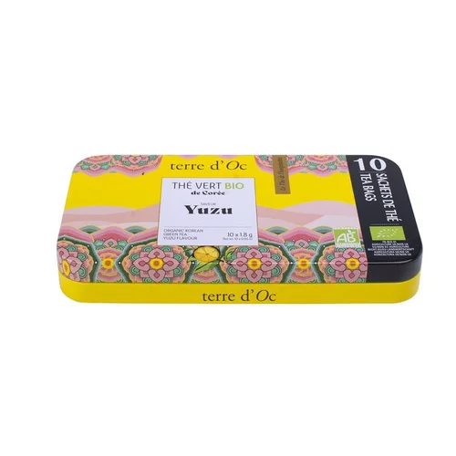 Thé nomade yuzu de Corée bio Terre d'Oc - 10 x 1,8 g