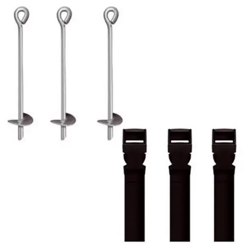 Kit de scellements 3 piquets pour trampolines Trigano