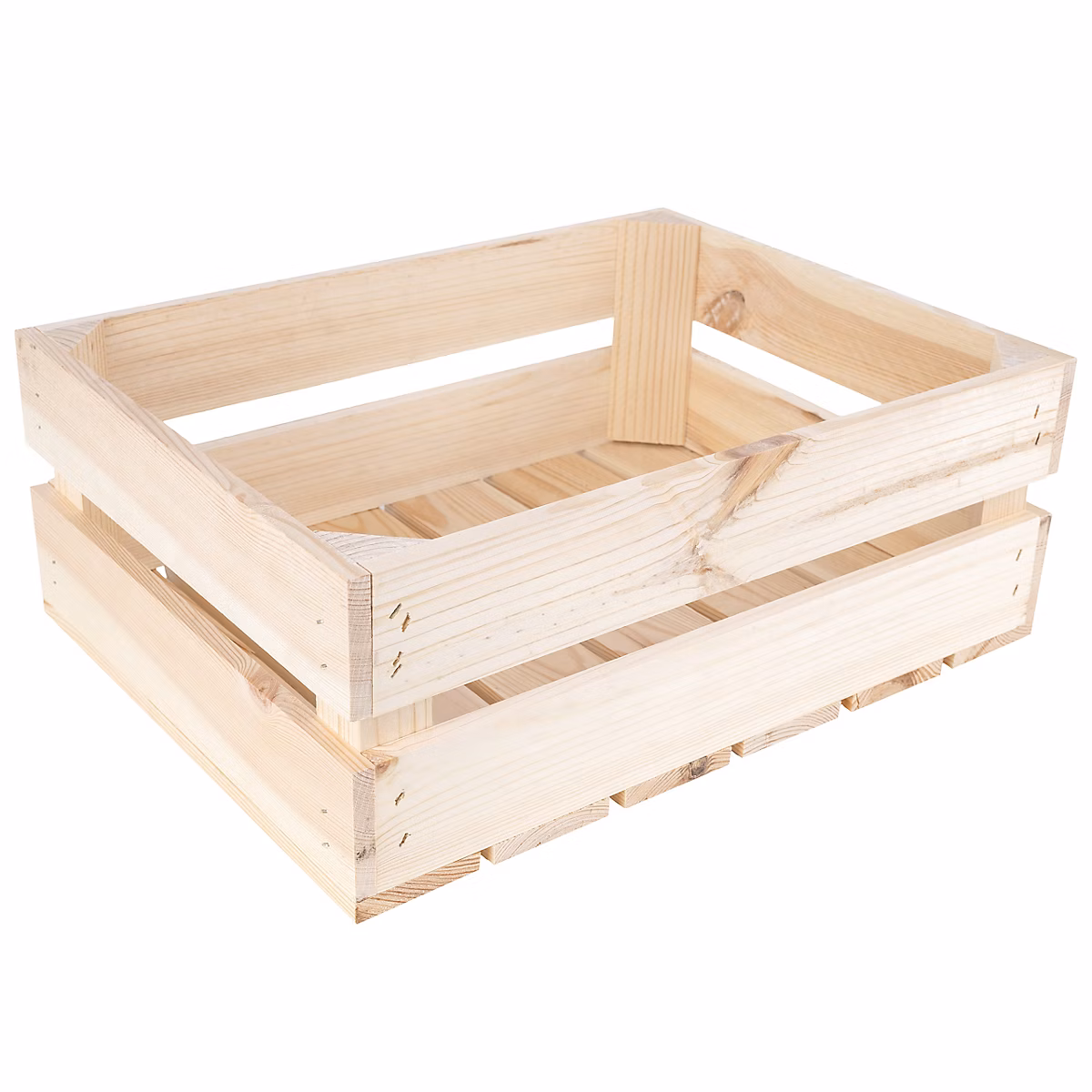 Creative Deco Caisse en Bois Naturel 40 × 30 × 15 cm – Caisse Rangement Bois Vintage, Cagette Bois Deco, Boite Decoration