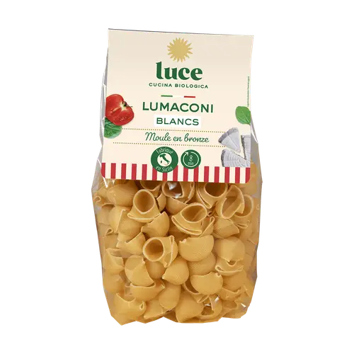 Lumaconi blancs bio Luce - 500 g