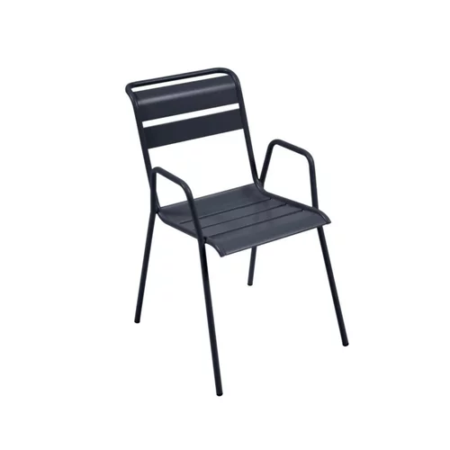 Fauteuil bridge coloris carbone Monceau Fermob - 86 cm