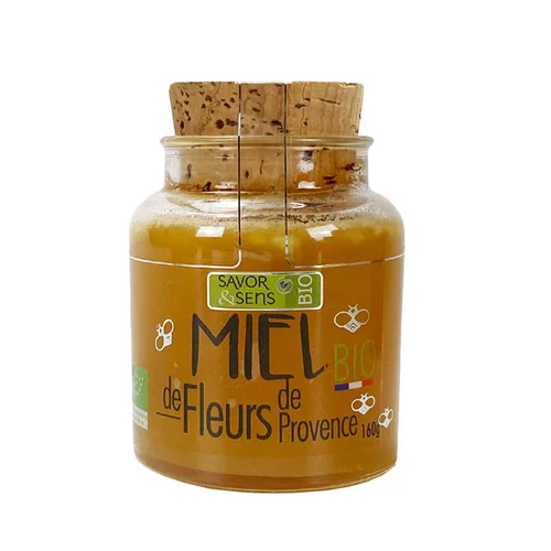 Miel bio de fleurs de Provence Savor et Sens - 160 g
