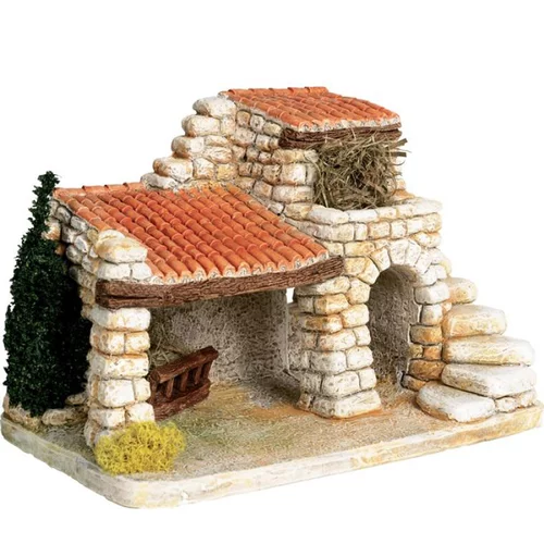 Crèche Gorden santons Escoffier - 35 x 22 x 23 cm