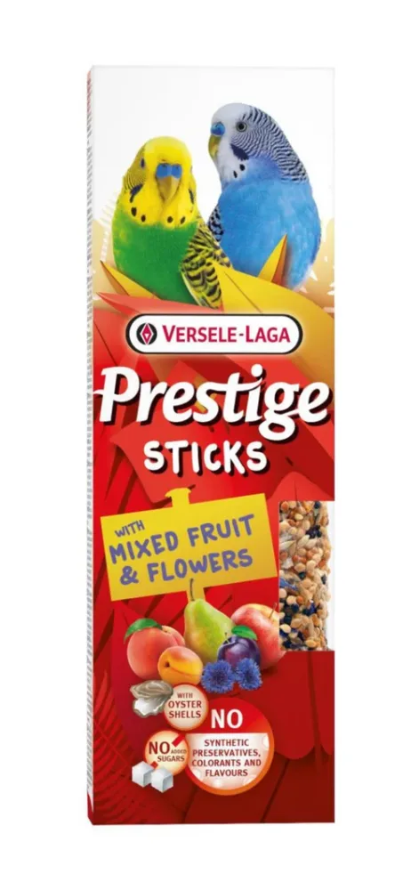 Friandises pour petites perruches Versele Laga Prestige Sticks Mélange de Fruits & Fleurs - 2 x 30 g