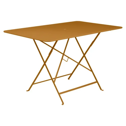 Table pliante Bistro coloris marron en acier Fermob - 117 x 77 cm