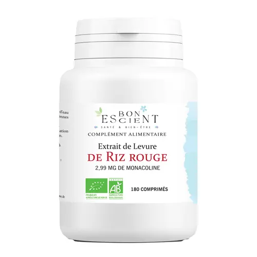 Extrait de levure de riz rouge bio Bonescient - 180 comprimés