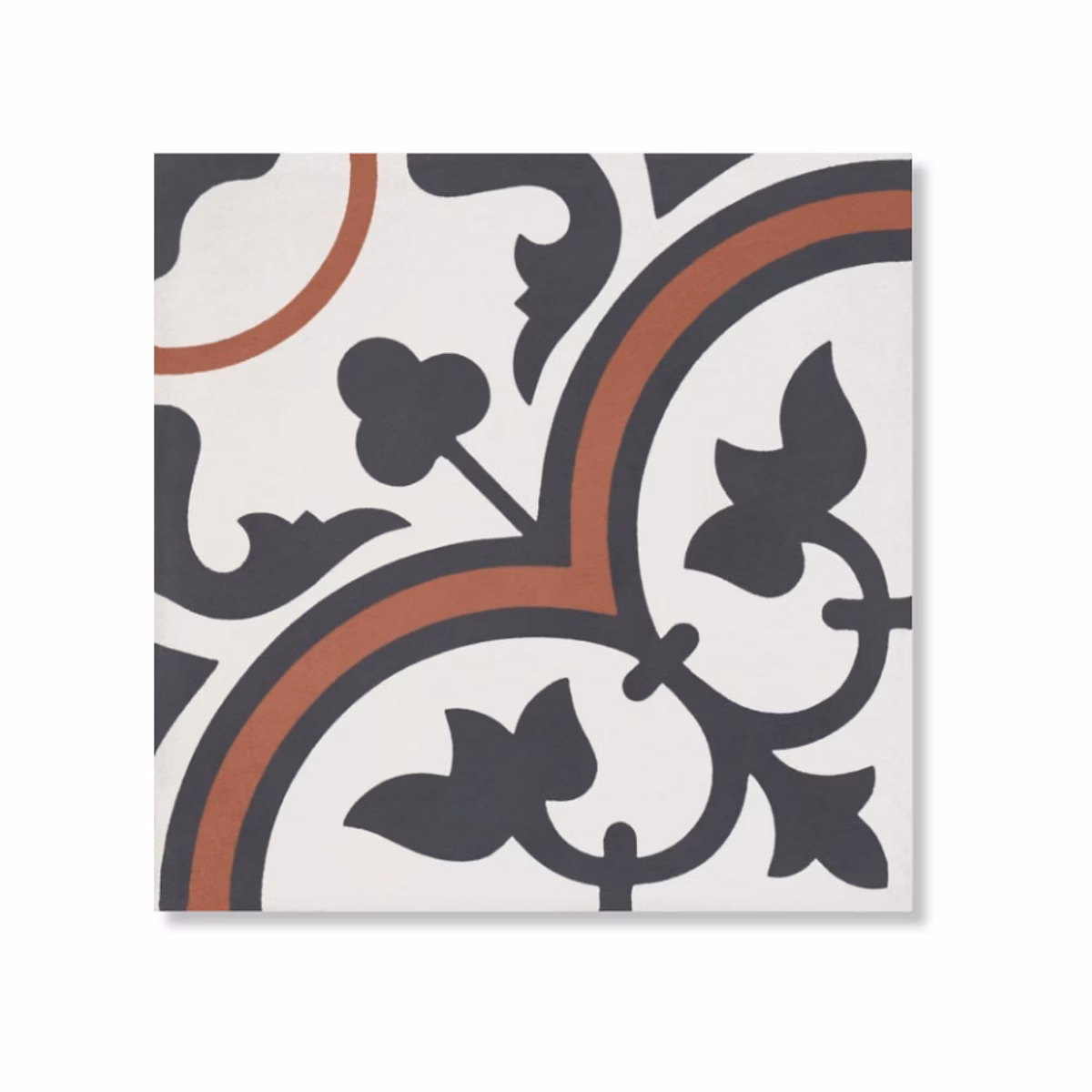 Carreau de ciment véritable Vinezac 20 × 20 × 1 – 6 cm (lot de 0,48 m²), RO'MA NATURE
