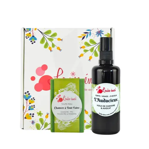 Coffret Audacieux huile + savon pour homme Louise eMoi