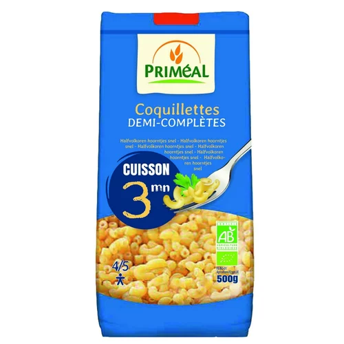 Coquillettes Primeal 1/2 complètes