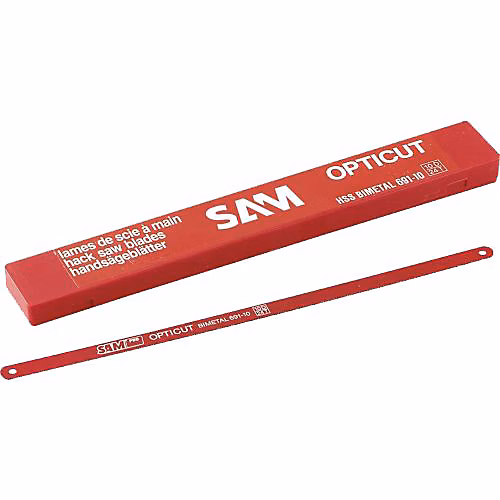 Boîte de 10 lames de scie à métaux HSS bi-métal Opticut – SAM OUTILLAGE, 691-E10A