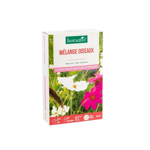 Mélange fleuri pour oiseaux botanic® - graines à semer (10 m²)