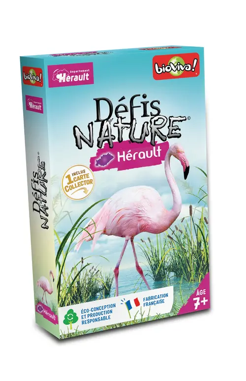 Jeu de cartes Bioviva Défis Nature Hérault