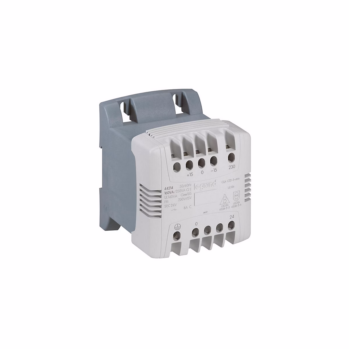 044211 Legrand – Transformateur De Commande Et Sécurité 40va, Primaire 230, 400vca, Secondaire 24vca, Bornes à Vis