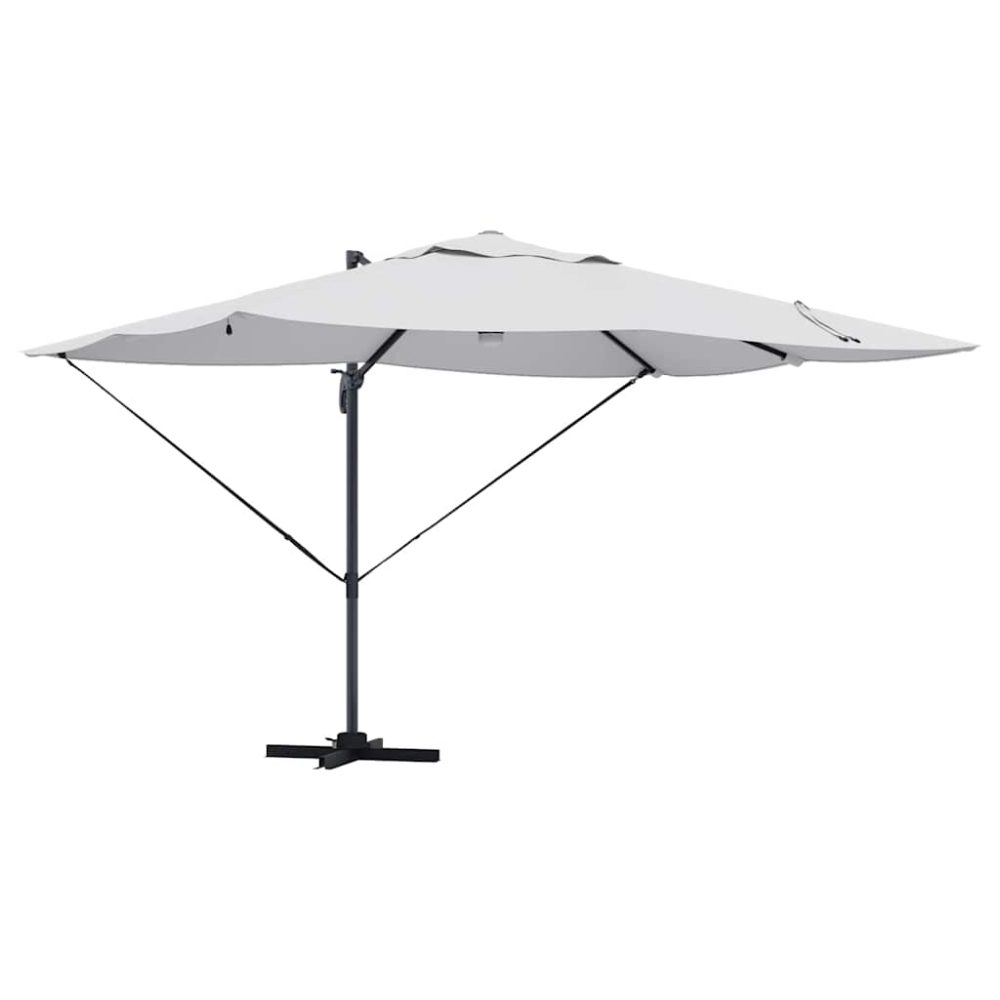 vidaXL Parasol Sable 351 x 250 x 253 cm Polyester et Aluminium | 253 cm Polyester