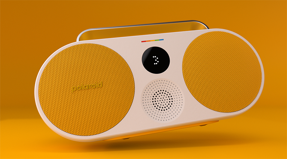 Polaroid PLRMUSICP39090YLW haut – Blanc Jaune