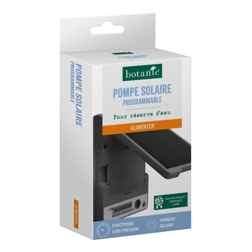 Pompe solaire manuelle et programmable botanic®