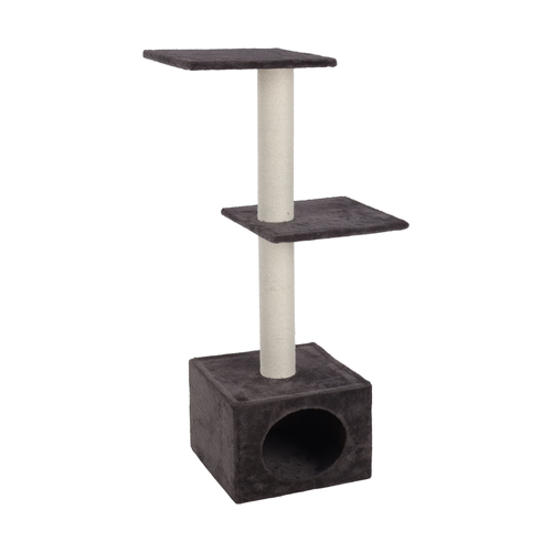 ARBRE À CHAT 'CHARMAINE' FLAMINGO® - GRIS - 34,5x48x99CM