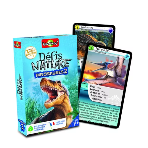 Jeu de cartes Bioviva Dinosaures 2 - Version 2002