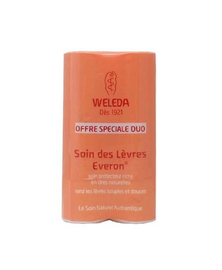 Weleda - Duo Soin des lèvres Everon riche en cires naturelles 2 x 4 g