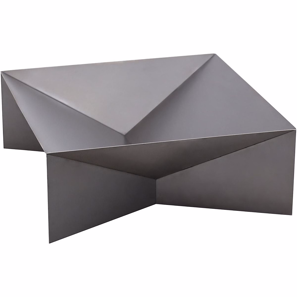 Jardin et terrasse – Brasero en acier pieds géométriques 60 cm