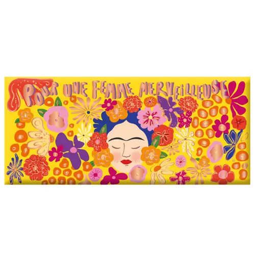 Mini tablette chocolat lait « Pour une femme merveilleuse » Art Grafik - 30 g