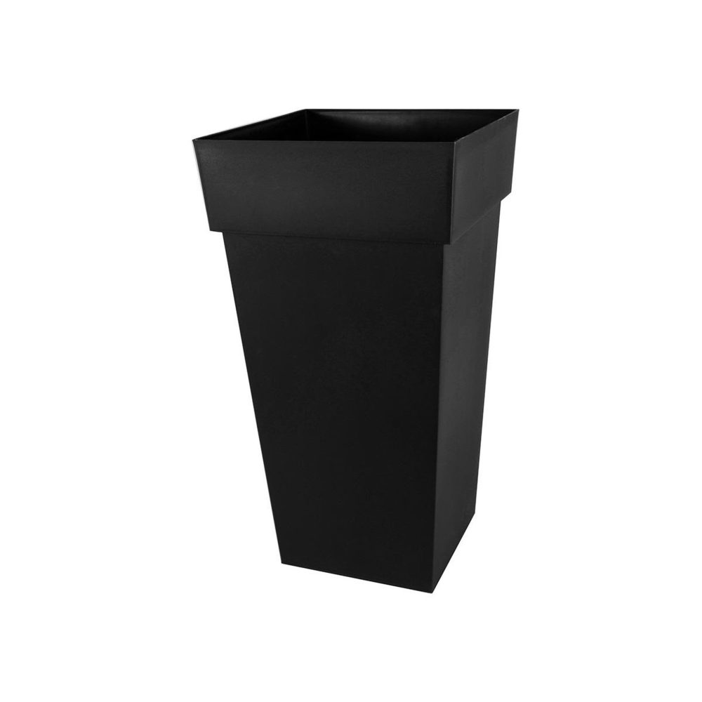 Eda Pot de fleur carré toscane 43 x h.80 cm – 80 cm 98 L
