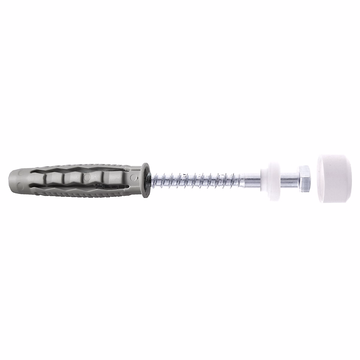 2 vis Inox de fixation pour wc Diall 6 × 80mm