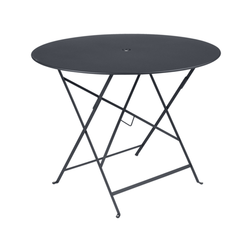 TABLE BISTRO PLIABLE ∅96CM CARBONE FERMOB®