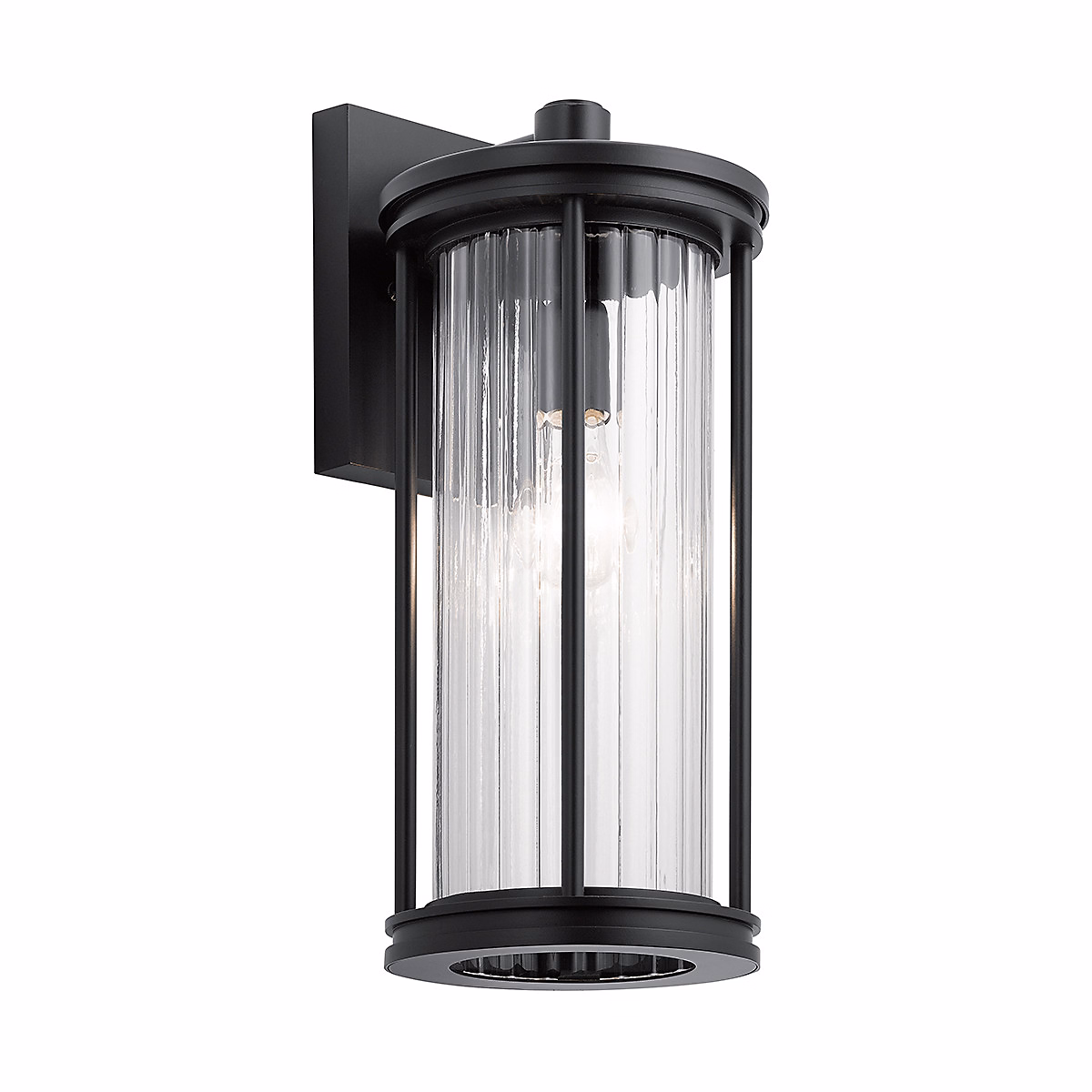 Elstead Kichler Barras Lanterne murale d'extérieur noire – IP44