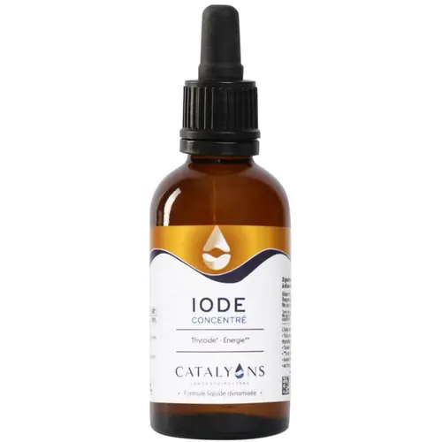 Iode concentré en flacon compte-gouttes Catalyons - 50 ml