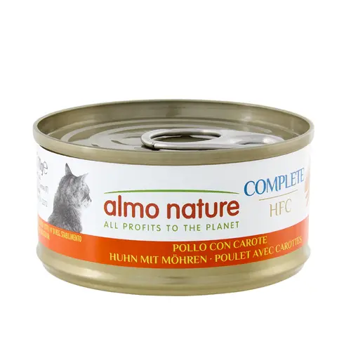 Pâtée pour chat complète HFC au poulet et carotte Almo Nature - 70 g