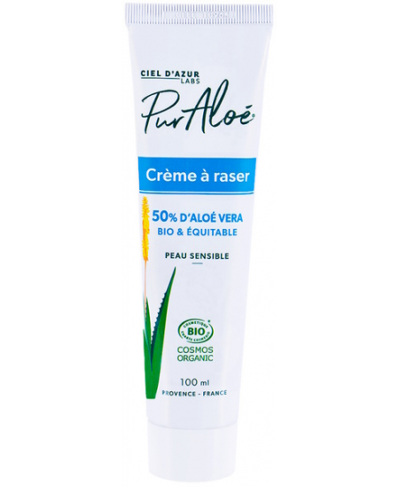 Pur Aloé - Crème à Raser à l'Aloe Vera 50 % - 100 ml