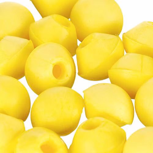 Bouchons d'oreille 3M ES01301 réutilisables 50 paires – SNR 23 dB, mousse PVC jaune