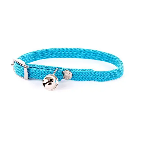 Collier élastique pour chat bleu