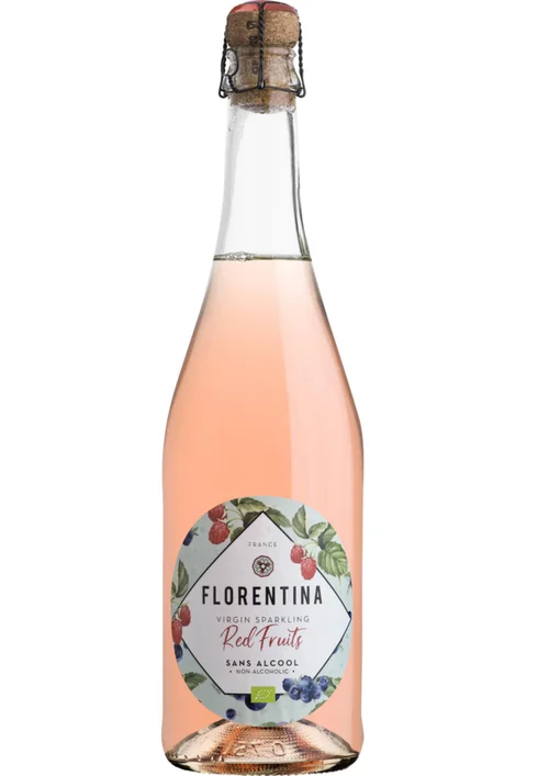 Fruits Rouges effervescent sans alcool Bio Florentina -75 cl