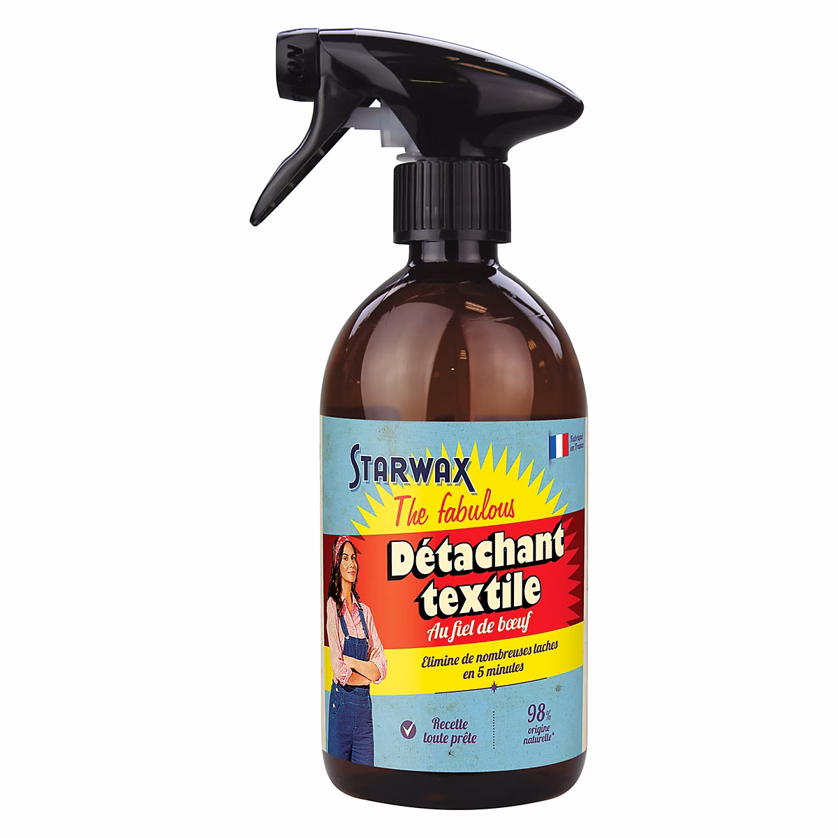 Détachant textile fiel de bœuf Starwax The fabulous 500ml – Réf. LIOHFFEYQ5466068870