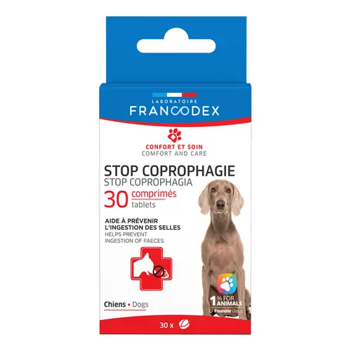 Comprimés stop coprophagie pour chien Francodex - x 30