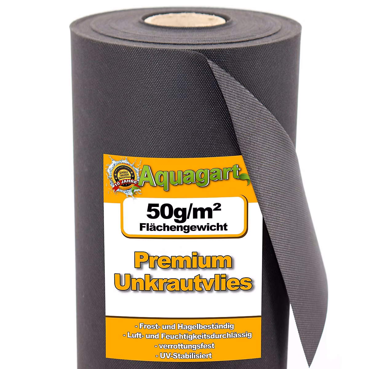10 m² film de paillage | toile de paillage – non – tissé 50 g 1 – 6 m de large Aquagart