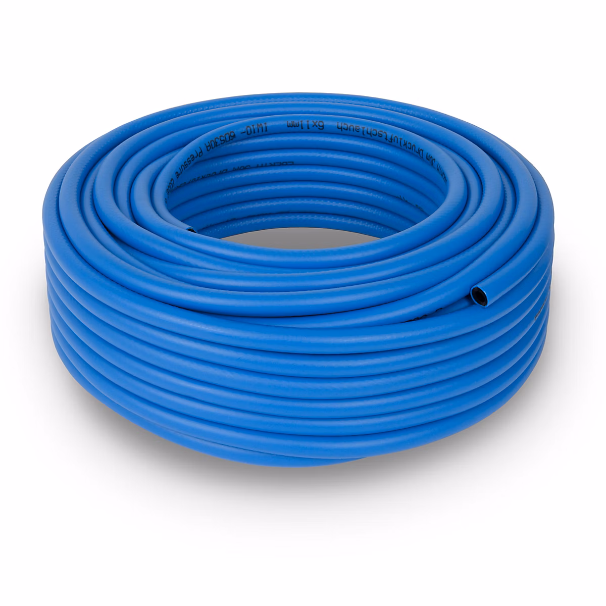 EBERTH Tuyau à air comprimé – tuyau d'air haute pression pour compresseur, longueur 30m, diamètre 6mm x 11mm, 20 bar, sans raccord